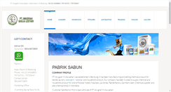 Desktop Screenshot of pabriksabun.com